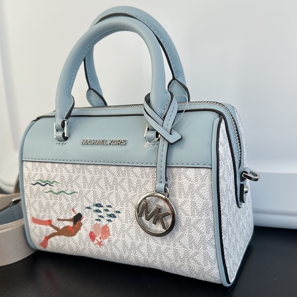 Michael Kors Jet Set XS travel mini duffel bag crossbody - Picture 5 of 13